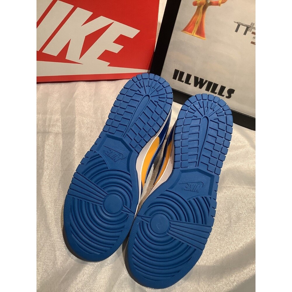💙💛 Nike Dunk Low "UCLA" - Go Bruins! 💛💙 DD1391-402 SIZE 9 MENS Deadstock NEW - Picture 4 of 5